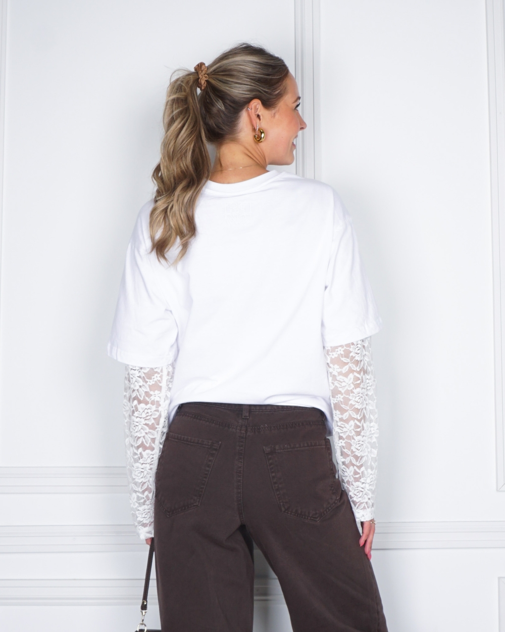 KNITTED T-SHIRT TEDDY WIT 