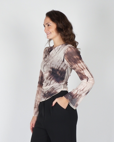 Neo Noir MESH TOP LENIDA BRUIN