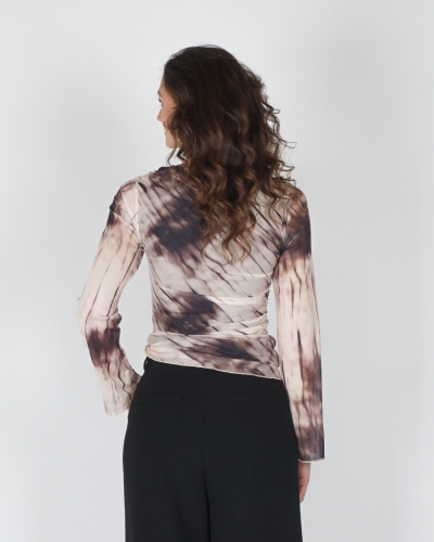 MESH TOP LENIDA BRUIN