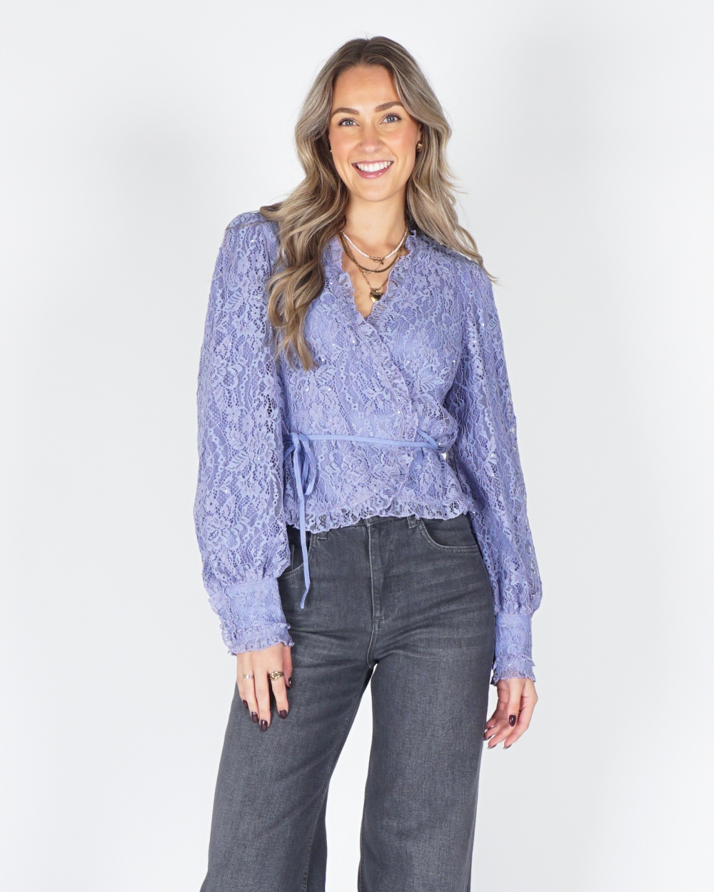 TOP COBY LICHT BLAUW