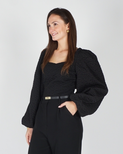 Harper & Yve TOP SISI ZWART