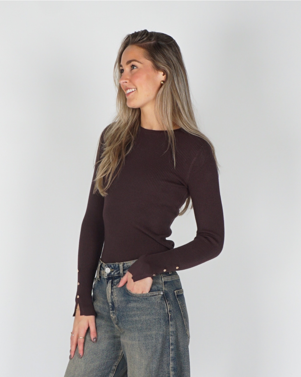 BASIC RIB TOP BRUIN