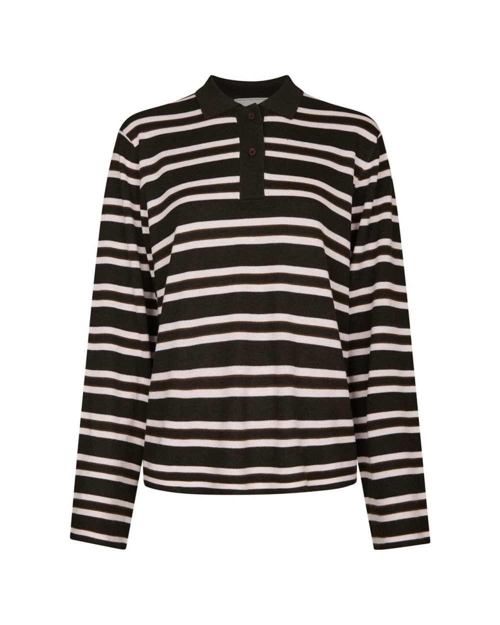 POLO KNIT MALA BRUIN ROZE