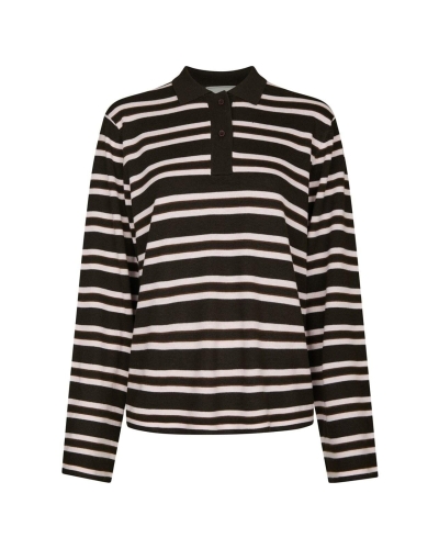 POLO KNIT MALA BRUIN ROZE