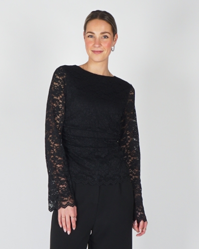 Neo Noir TOP LENIDA KANT ZWART