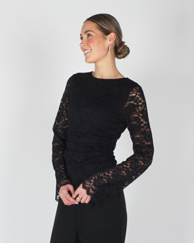 Neo Noir TOP LENIDA KANT ZWART