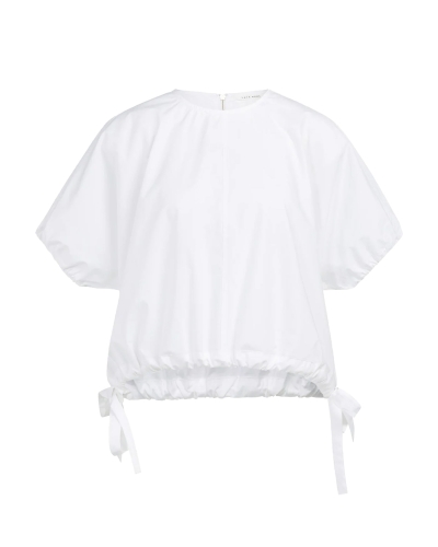 BOXY BLOUSE MET VERSTELBARE TAILLE EN POFMOUWEN