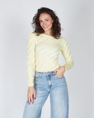 Gossip RUFFLE BODY LICHTGEEL