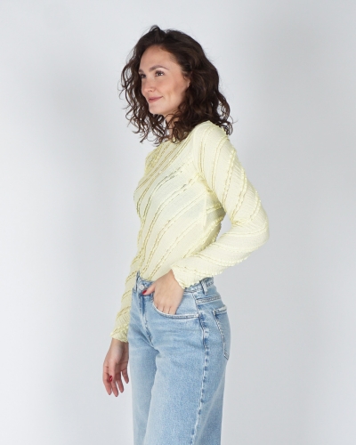 Gossip RUFFLE BODY LICHTGEEL