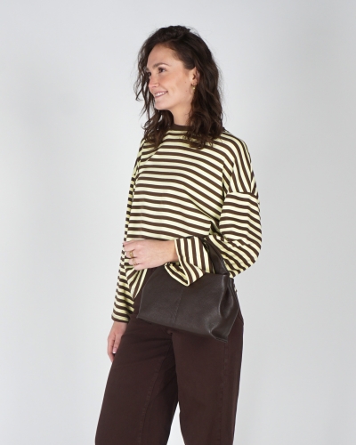 Gossip LONGSLEEVE GESTREEPT BRUIN GEEL