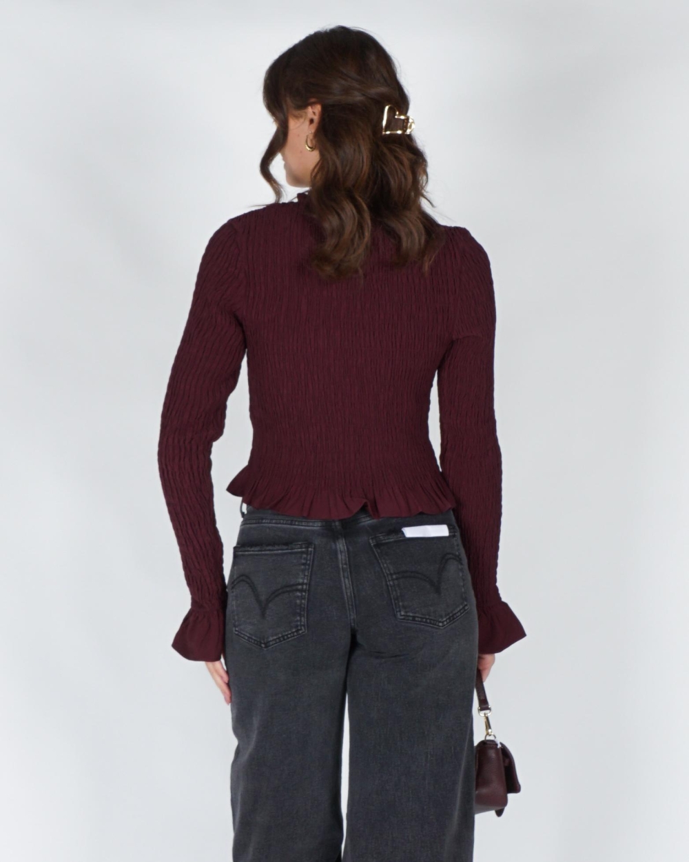 HARPER & YVE TOP VEERLE Rood
