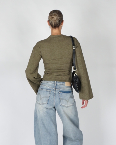 Refined Department LONGSLEEVE CRUZ Donkergroen