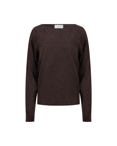 Nukus TOP KENTO LUREX Bruin