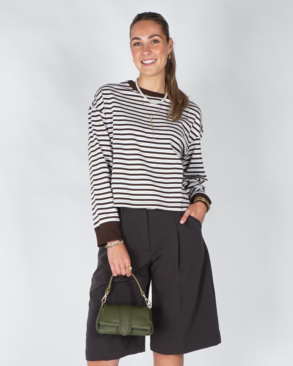 MSCH Copenhagen PULLOVER MONDE KRESTIANE Bruin