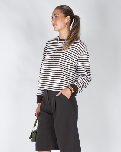MSCH Copenhagen PULLOVER MONDE KRESTIANE Bruin