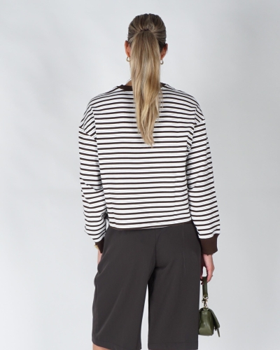 MSCH Copenhagen PULLOVER MONDE KRESTIANE Bruin