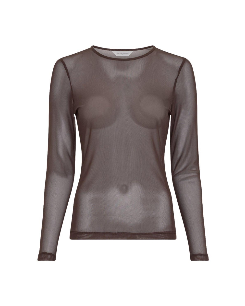 MSCH Copenhagen MESH TOP JANIE ILLENORA Donkerbruin