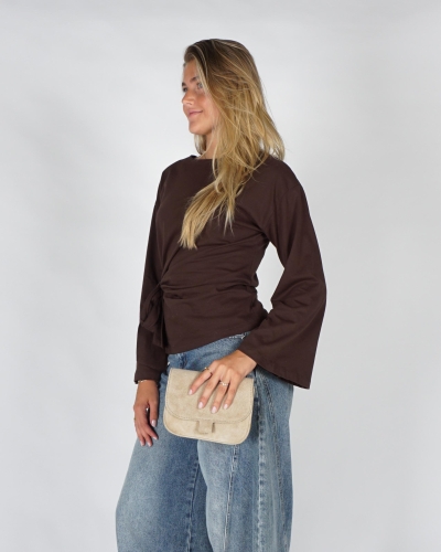 Gossip 14102 LONGSLEEVE MET STRIKDETAIL