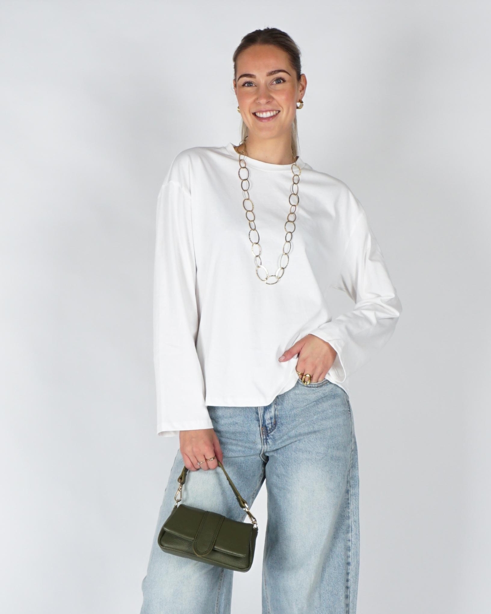 Gossip OVERSIZED LONGSLEEVE Wit