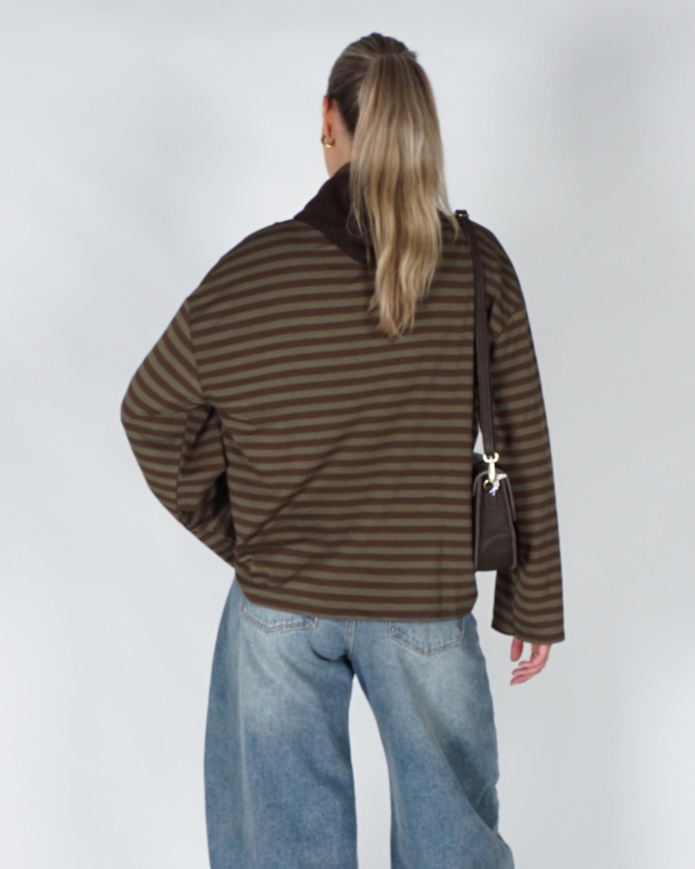 Gossip GESTREEPTE LONGSLEEVE ELLE Groen