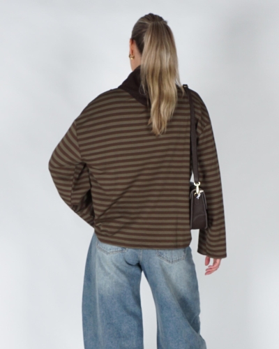 Gossip GESTREEPTE LONGSLEEVE ELLE Groen