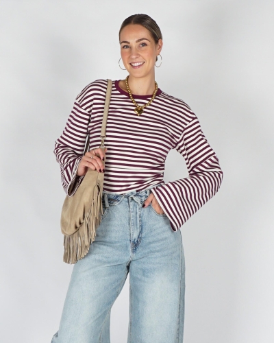 Gossip FITTED LONGSLEEVE GESTREEPT FITTED LONGSLEEVE GESTREEPT