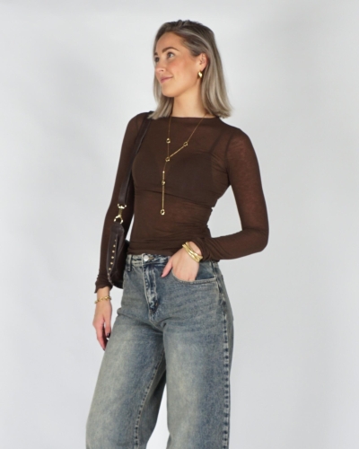 Gossip CASHMERE BLEND TOP CASHMERE BLEND TOP