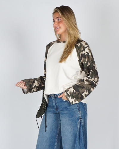 Gossip CAMOUFLAGE PRINT LONGSLEEVE LONGSLEEVE MET CAMOUFLAGE PRINT