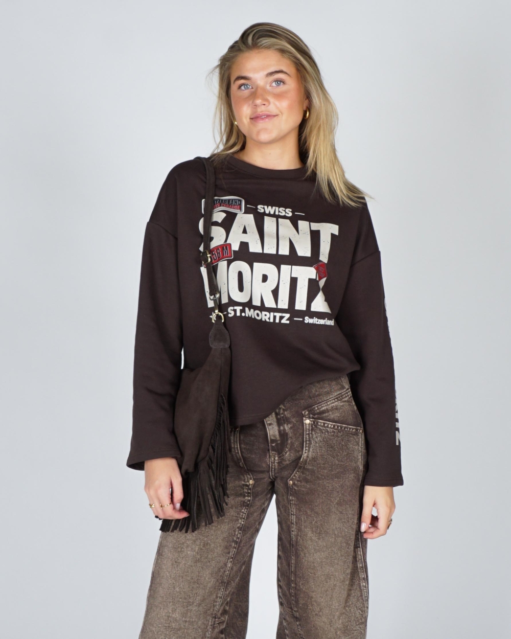 Gossip LONGSLEEVE SAINT MORRITZ Bruin