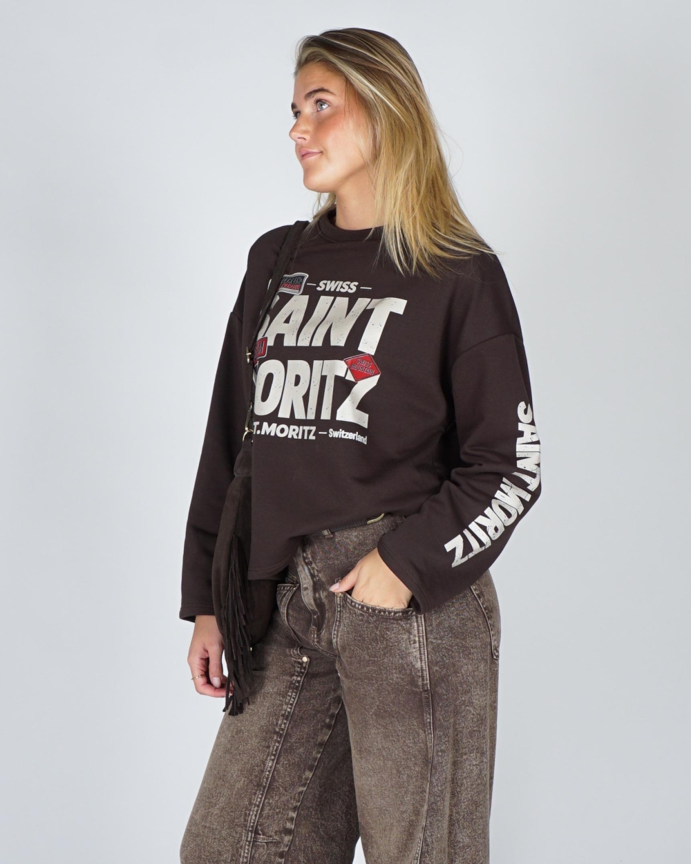 Gossip LONGSLEEVE SAINT MORRITZ Bruin