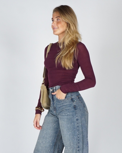 Gossip CASHMERE BLEND TOP CASHMERE BLEND TOP