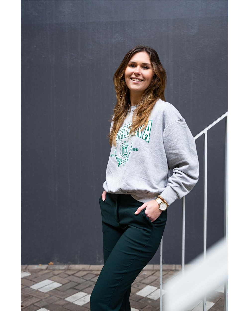 SWEATER PASADENA GRIJS