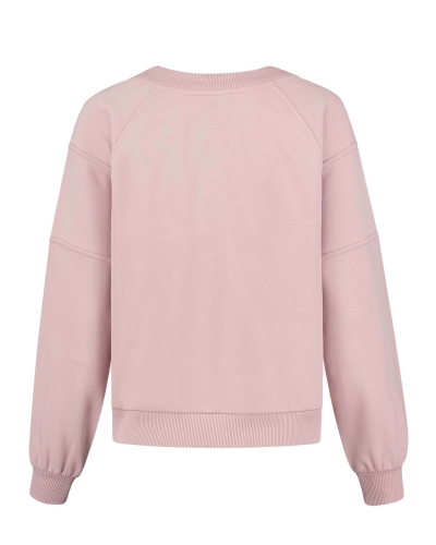 CUTSEAM SWEATER ROZE
