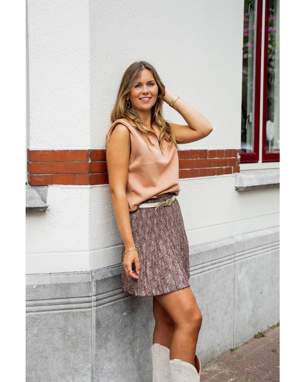MOUWLOZE SWEATER MET SCHOUDERVULLING