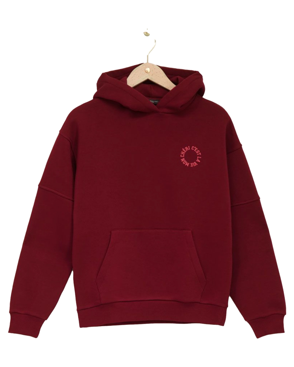 LE GRAND AMOUR HOODIE ROOD
