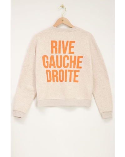Beige sweater rive gauche droite