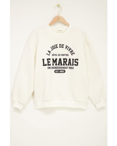 My Jewellery Witte sweater la joie de vivre