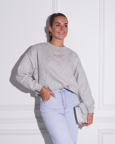Only SWEATER BAILEE GRIJS 15342344