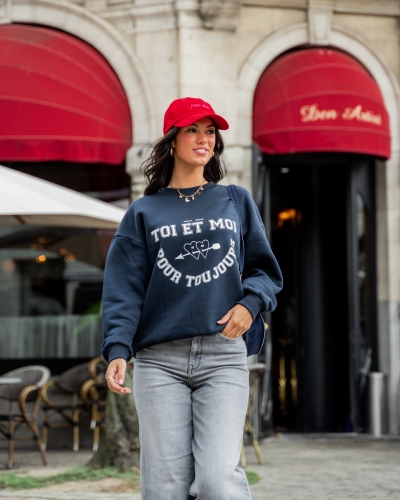 Gossip the Label SWEATER TOUJOURS DONKERBLAUW