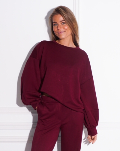 Gossip SWEATER KOKO DONKERROOD