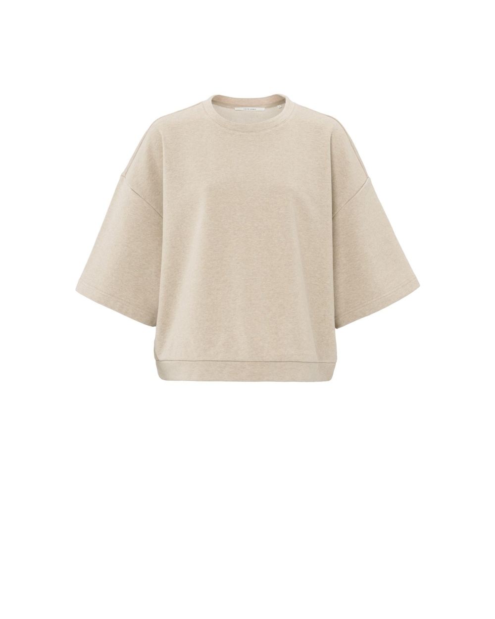 SWEATSHIRT MET KORTE WIJDE MOUWEN 