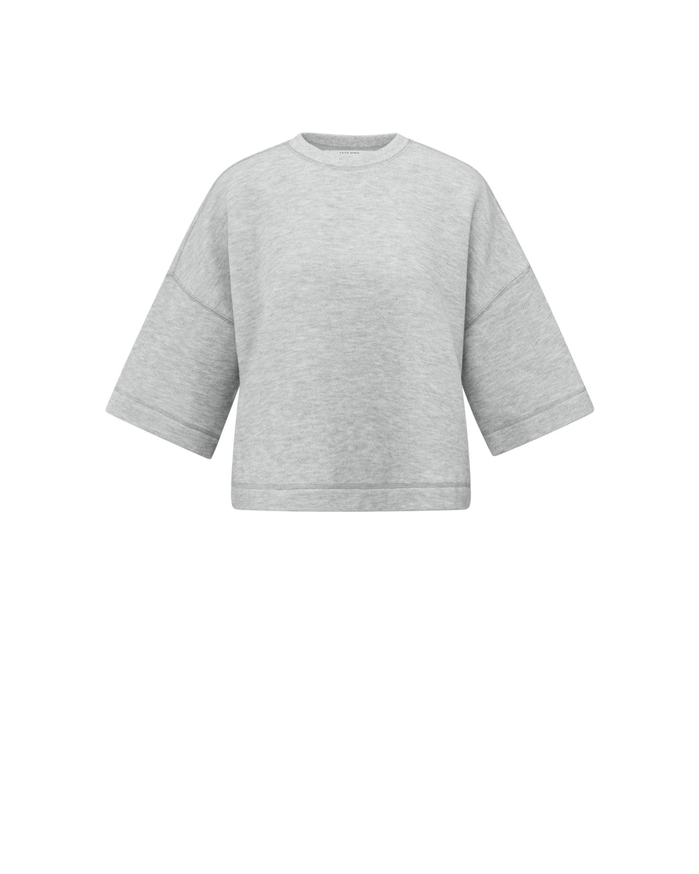 SHORT SLEEVE SWEATSHIRT GRIJS