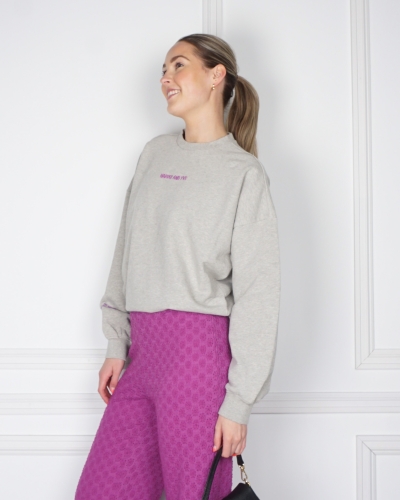 SWEATER GUILTYLIST GRIJS PAARS