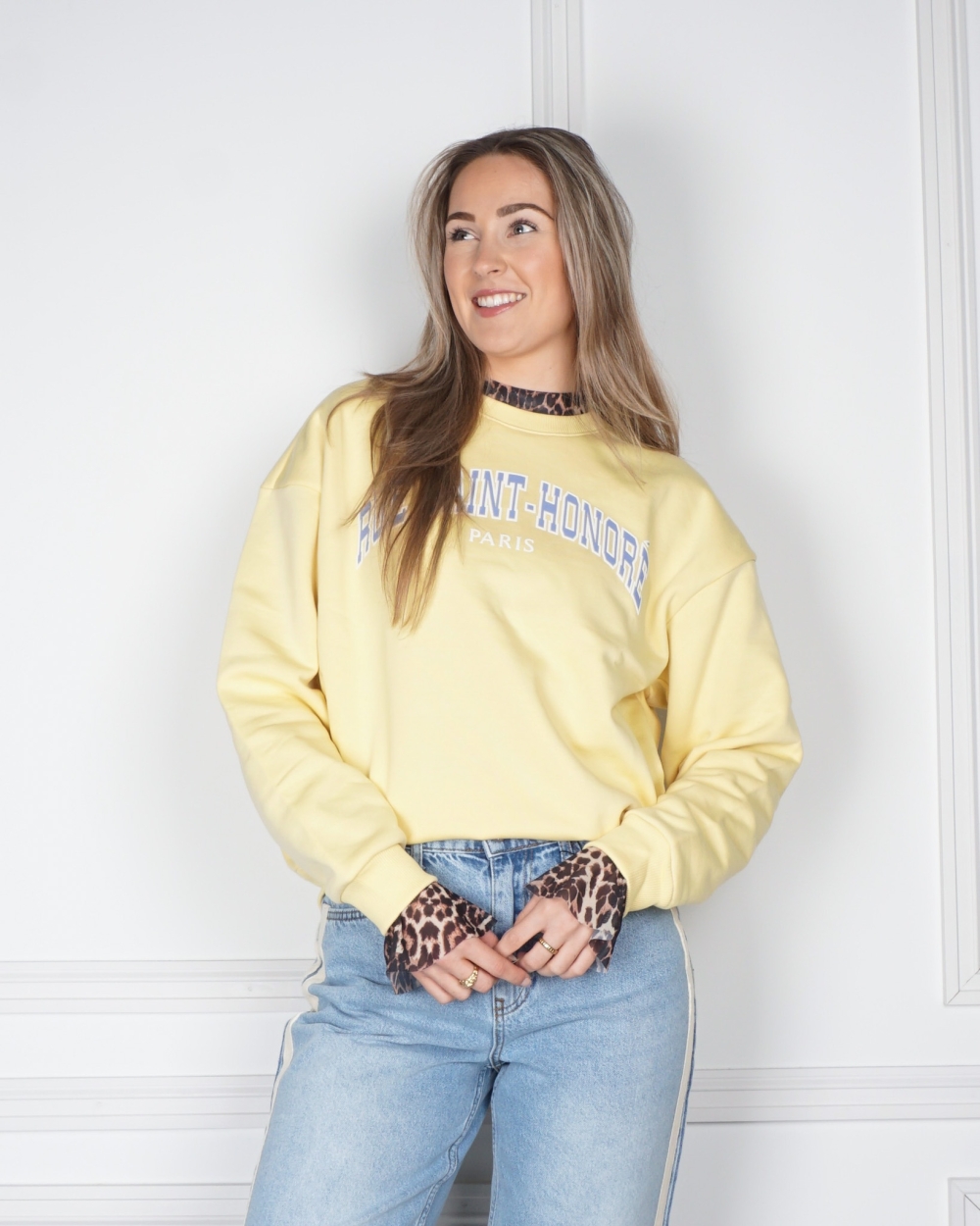 RUE ST HONORE SWEATER GEEL