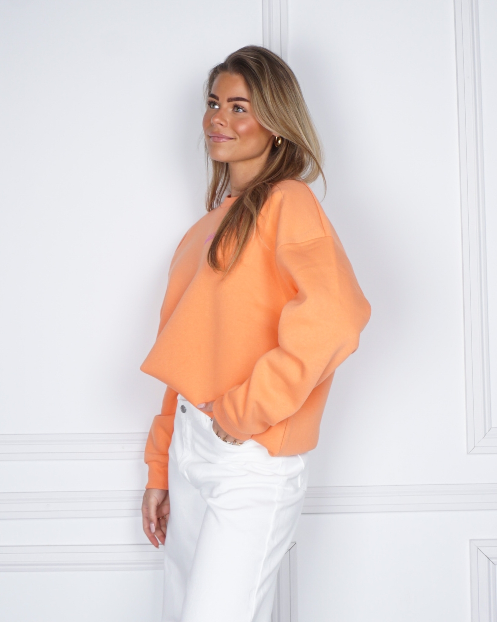 SWEATER RUE DES ROSIERS ORANJE