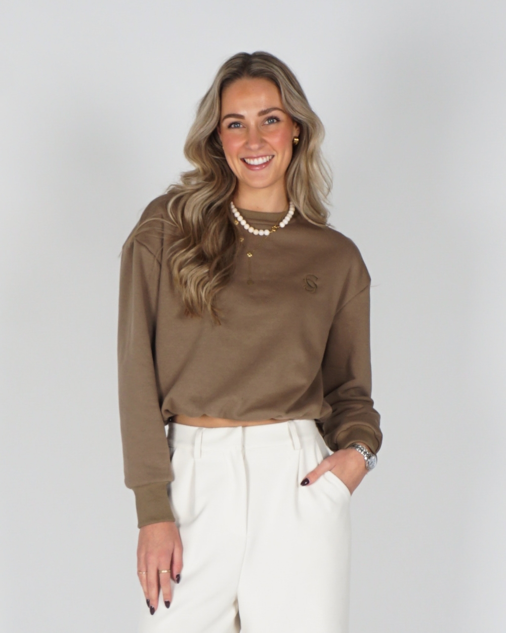 SWEATER EVIE TAUPE
