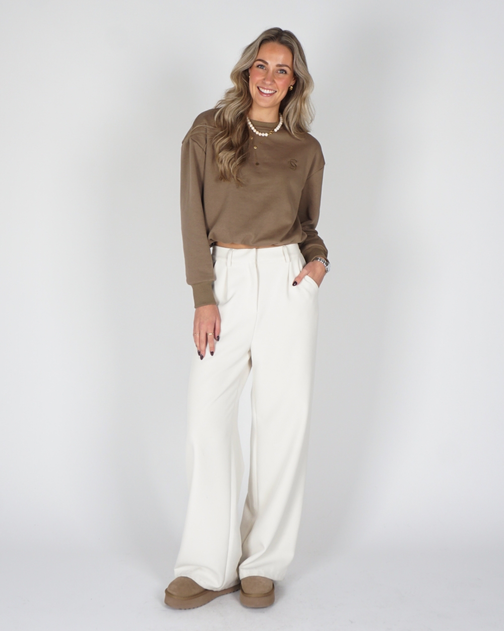 SWEATER EVIE TAUPE