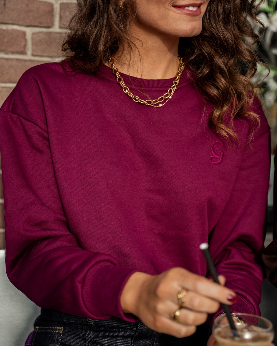 SWEATER EVIE PLUM