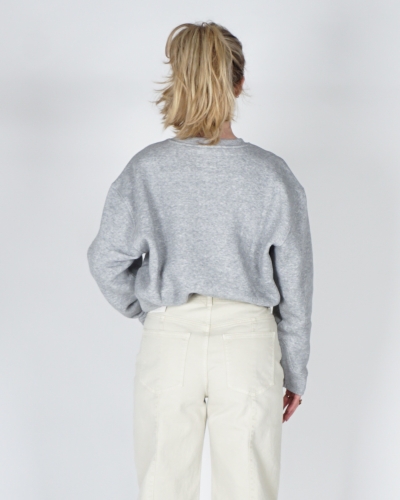 SWEATER MET ICONIC ARTWORK GRIJS