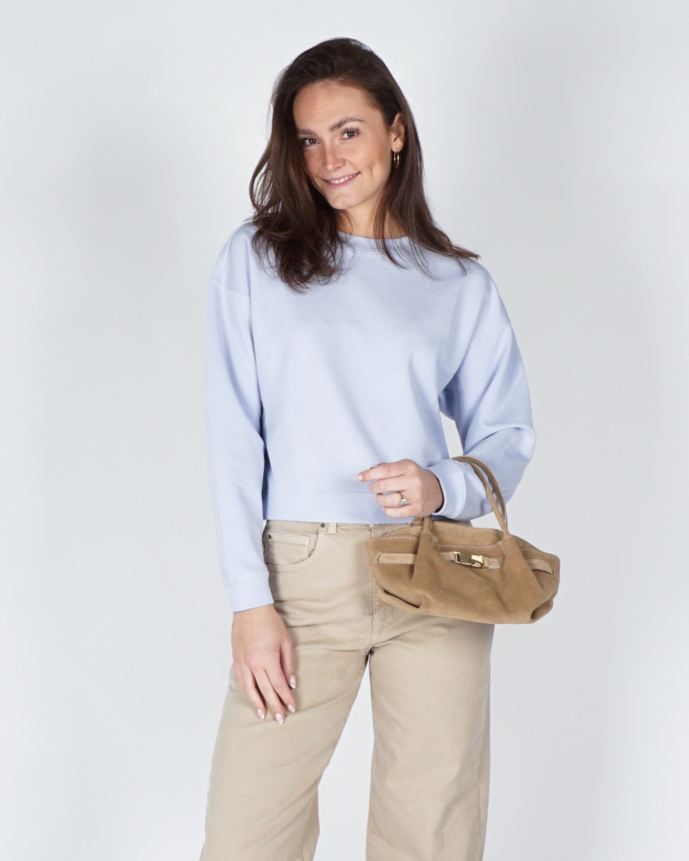 SWEATER LICHT BLAUW